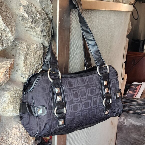 Payless Shoe Source Black Embellished Shoulder Bag - Picture 10 of 14